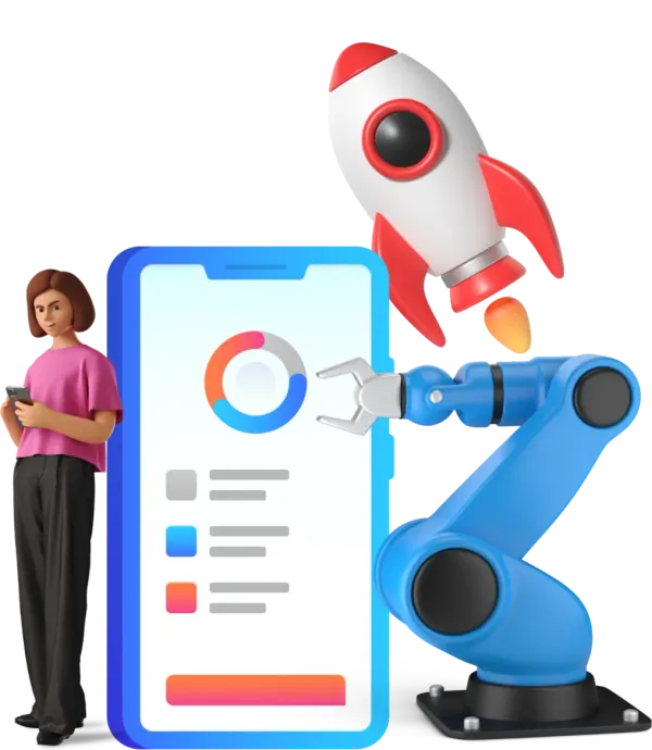 Ilustración de desarrollo de software y páginas web
